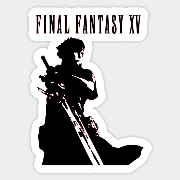 Noctis Final Fantasy XV Sticker by OtakuPapercraft